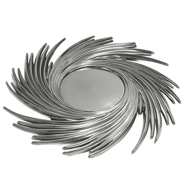 DNZ Silver Spiral Decorative Tray