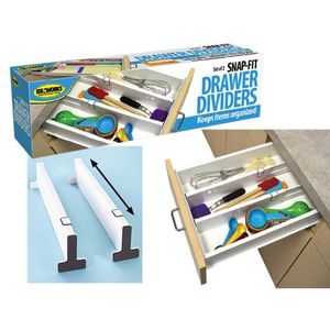 set 2 Snap-Fit Drawer Dividers