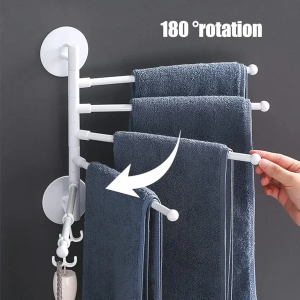 The Wall Mounted Swivel Towel Holder