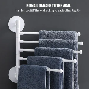 The Wall Mounted Swivel Towel Holder