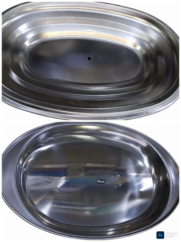 Oval Shape Steel Plate with it's cover