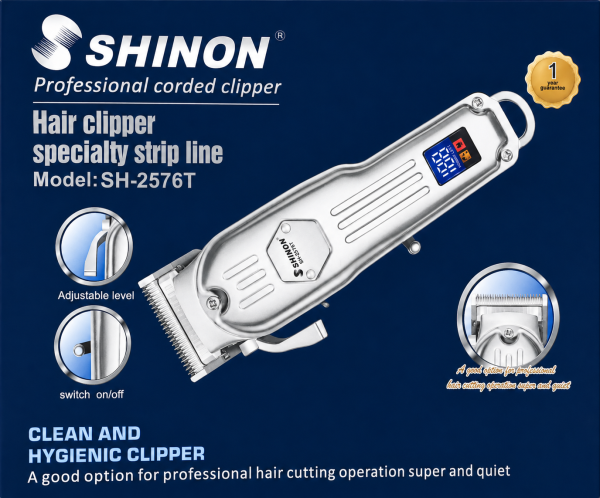 Professional Corded Hair Clipper SHINON SH-2576T