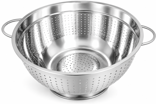 Stainless Steel Colander with double handles ( Strainer Bowl )